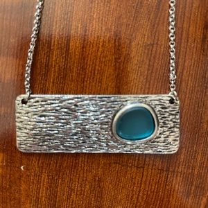 Seaglass earrings and necklace